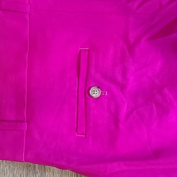 Wool! Hot Pink. Crop Avery Lined Pants. Banana Republic Sz 2 Excellent Condition - Picture 10 of 12
